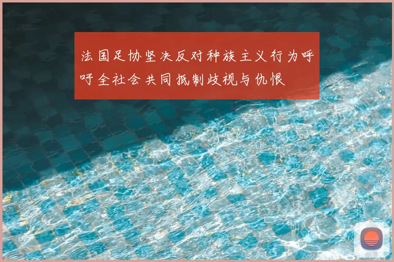 法国足协坚决反对种族主义行为呼吁全社会共同抵制歧视与仇恨