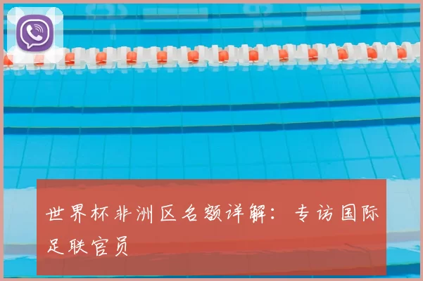 世界杯非洲区名额详解：专访国际足联官员